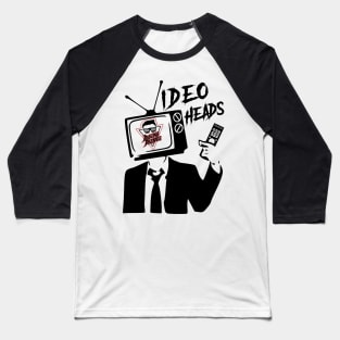 Dueling Decades - Video Heads - Red Baseball T-Shirt